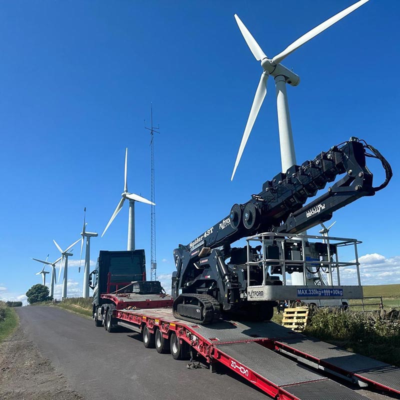 wind turbine access services