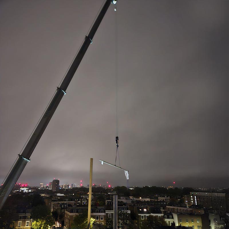 crane hire for construction and building sites